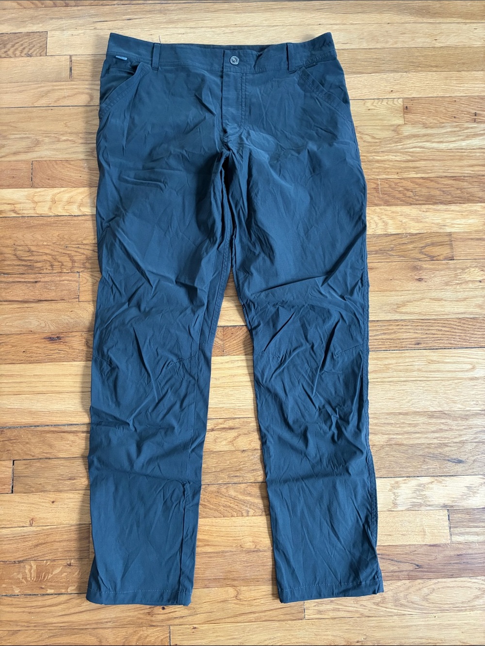 Kuhl Renegade Rock Pants Mens 36x34 Hiking Shell Water Resistant Pockets Cinch